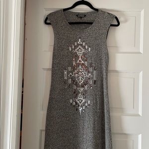 Grey cotton maxi dress